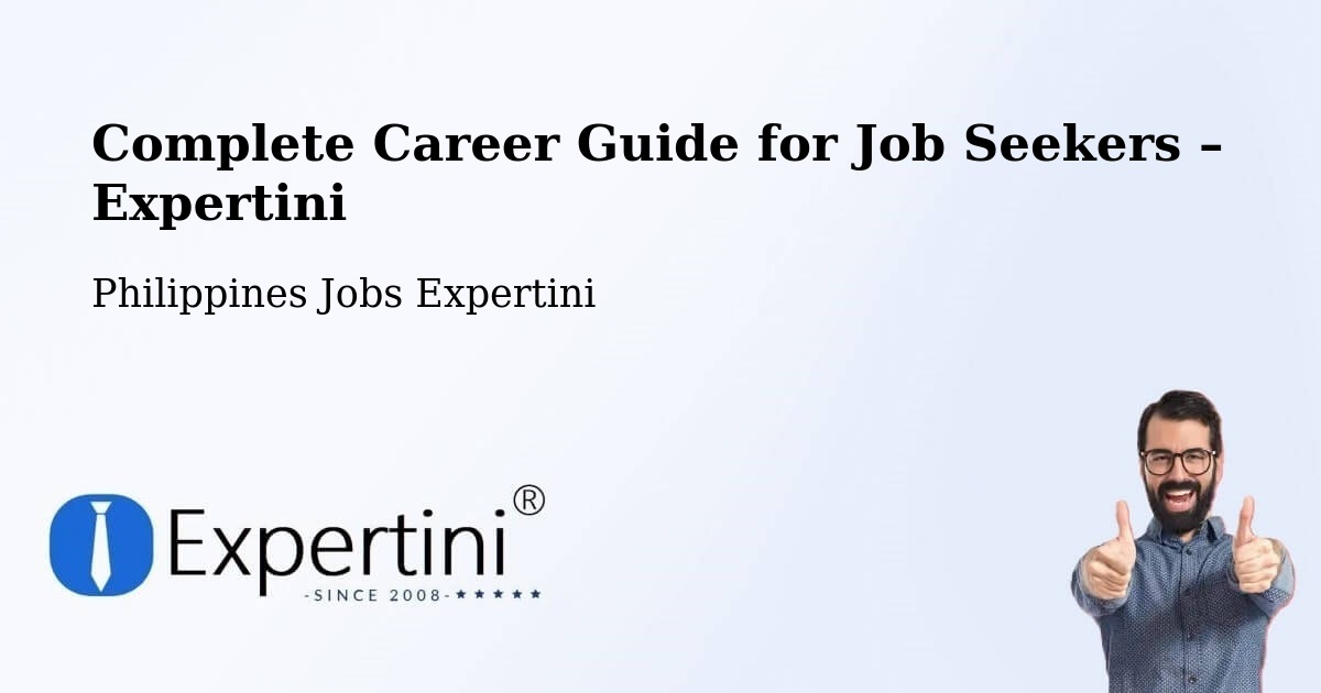 Career Guide for Job Seekers – Polloc - Polloc, Philippines Jobs Expertini