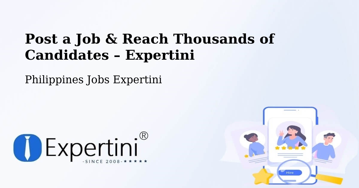 Post a Job in Polloc – Hire the Right Talent - Polloc, Philippines Jobs Expertini