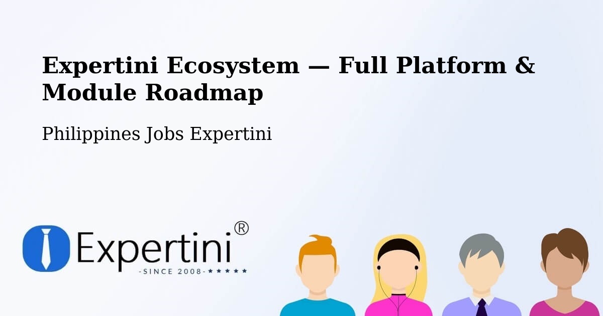 Expertini Ecosystem — Full Platform & Module Roadmap – Polloc