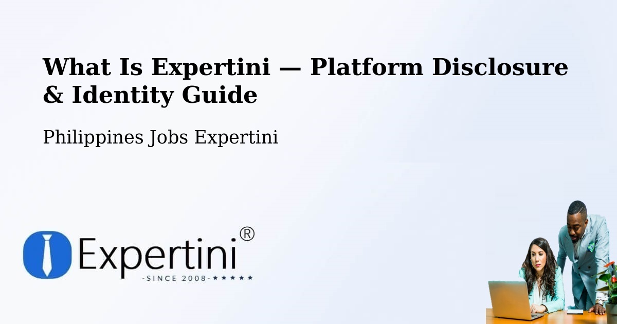 What Is Expertini — Platform Disclosure & Identity Guide – Polloc